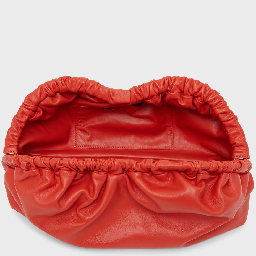 Women's Mansur Gavriel Cloud Clutch Bags Red | AU 02M7MX